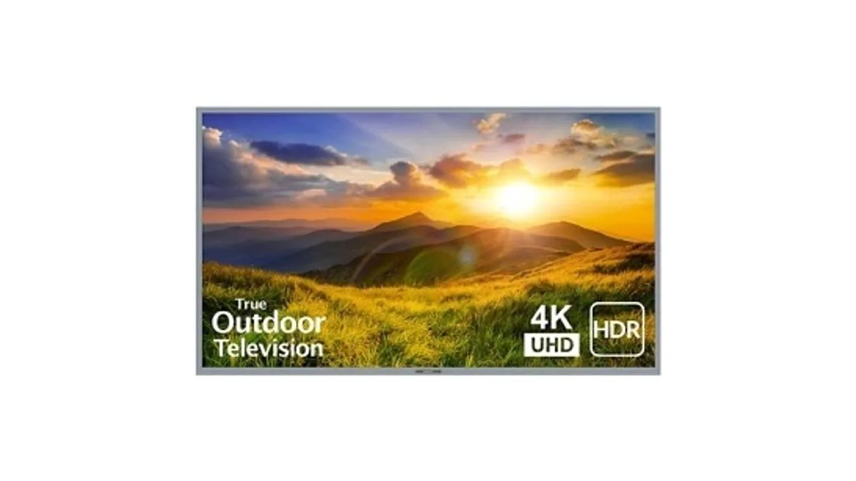 SunBrite SB-S2-75-4K-BLR 75 IN Signature 2 Series 4K Ultra HDR Partial Sun Outdoor TV, Black