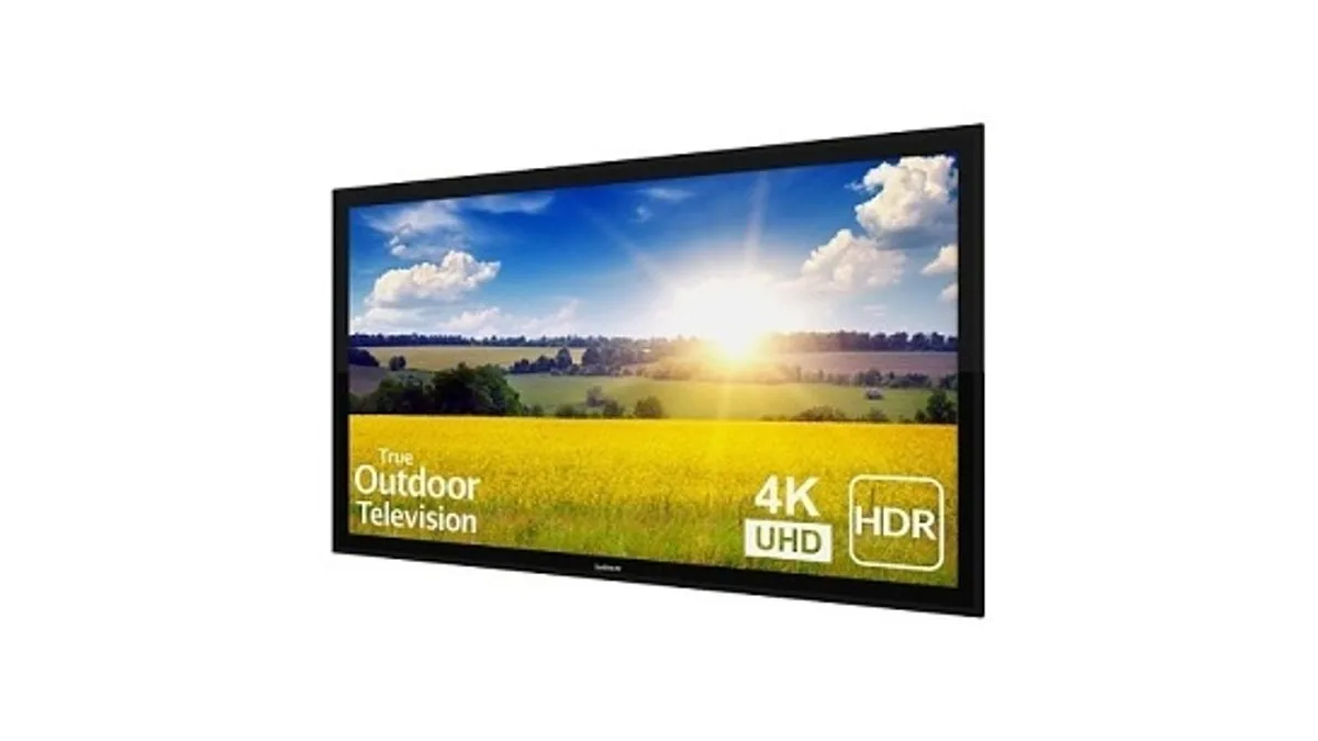 SunBrite SB-P2-49-4K-BL Pro 2 Series Full Sun 4K UHD 1000 NIT Outdoor TV, 49"
