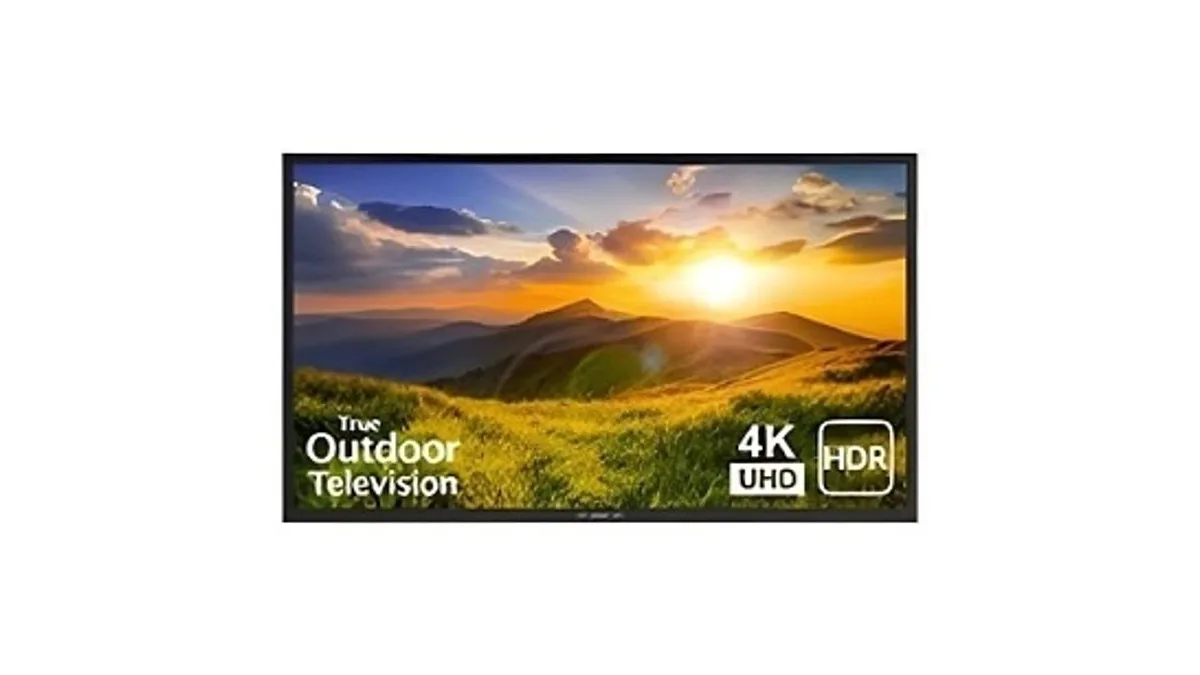 SunBrite SB-S2-55-4K-BL Signature 2 Series 55" 4K Ultra HDR Partial Sun Outdoor TV, Black