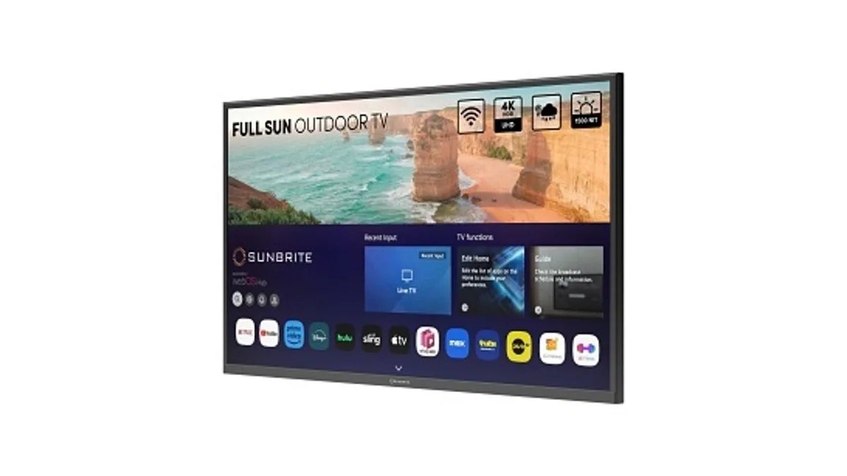 SunBrite SB-FS-55-BL 55" Solis 4K Full-Sun Outdoor Smart TV