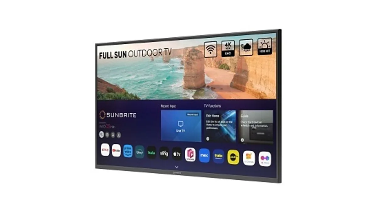 SunBrite SB-FS-65-BL 65" Solis 4K Full-Sun Outdoor Smart TV