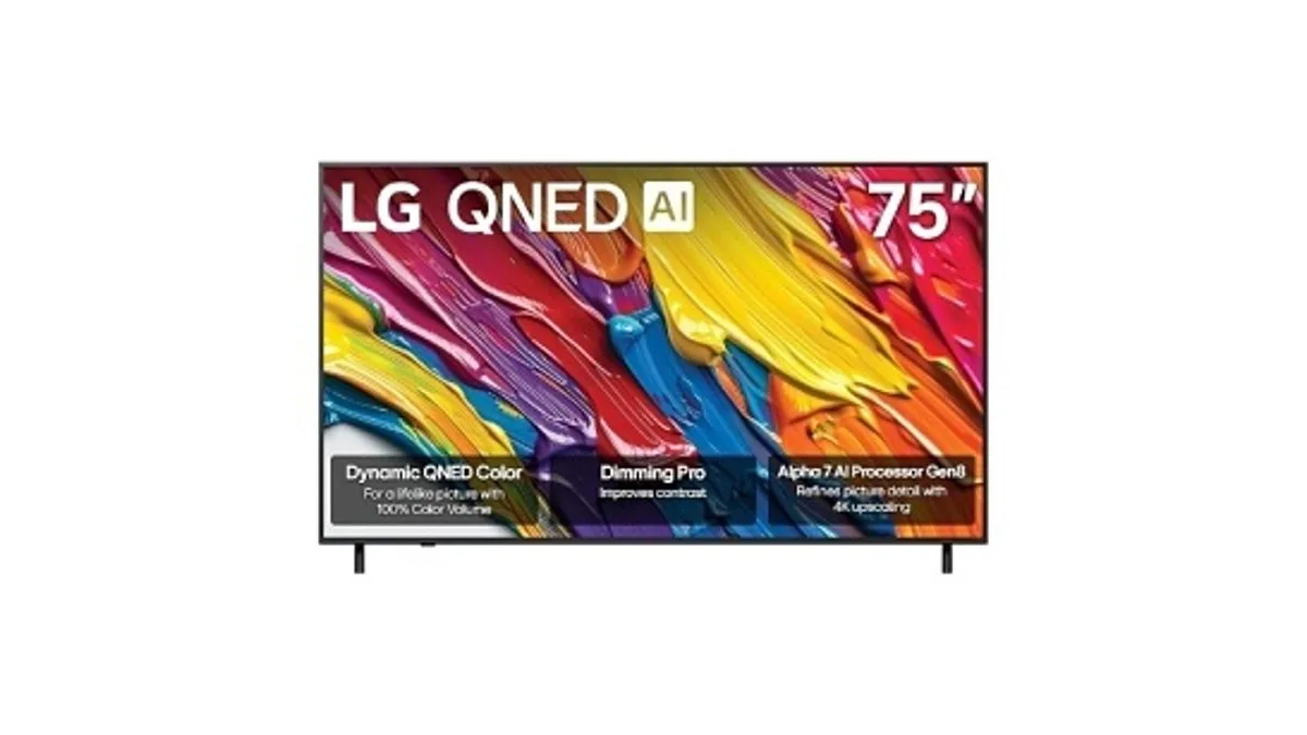 LG 75QNED82AUA 75" Class QNED82A Series AI 4K QNED Smart TV 2025